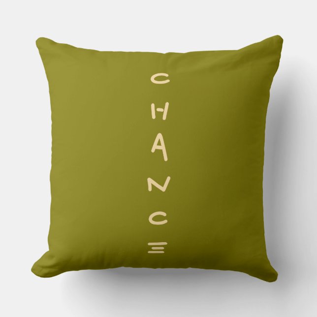 Chance Throw Pillow (Front)