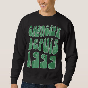 Chanceux Depuis 1999 24 Ans Anniversaire St Patric Sweatshirt