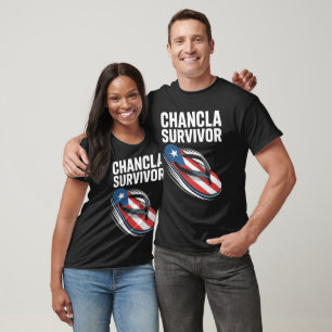 Chancla Survivor Funny Spanish Joke T-Shirt