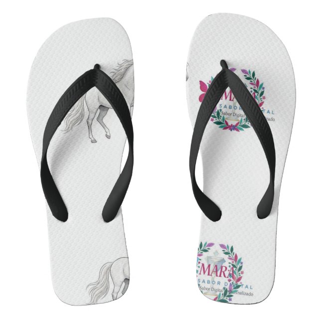 Chanclas Delantal — Marca con sabor Thongs (Footbed)
