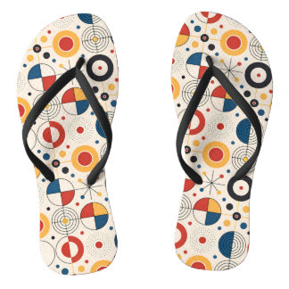 Chanclas Geometric Design Thongs