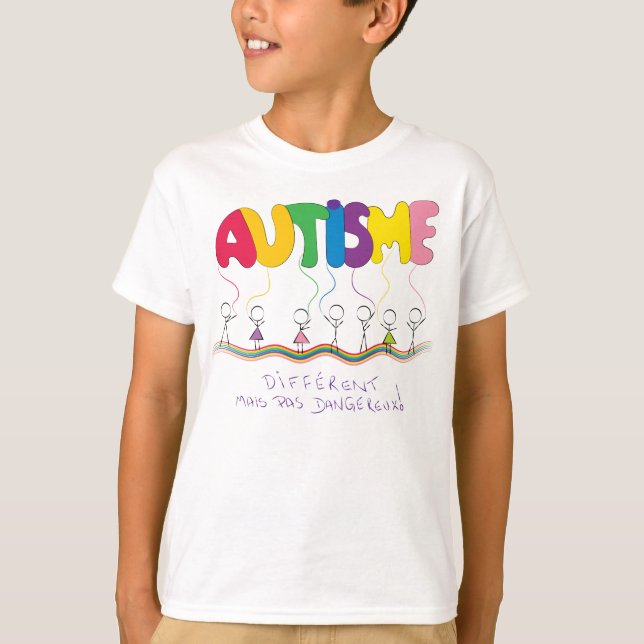 Chandail traitant d'autisme T-Shirt (Front)