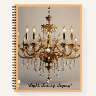 "Chandelier Charm" Notebook