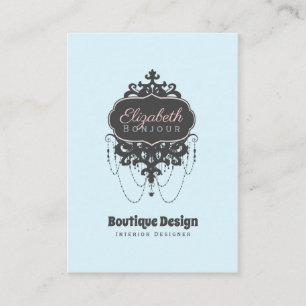 Chandelier Chic (Change Colour) - Business Card