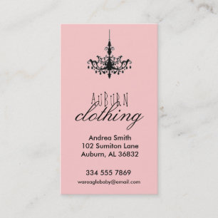 Chandelier Clothing Business Card