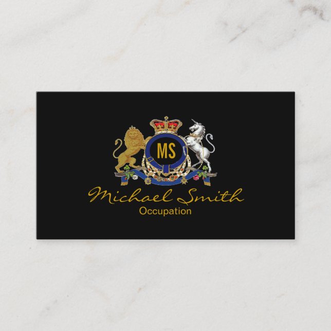 Chandelier Couture™ Monogram Unisex - Business Card (Front)