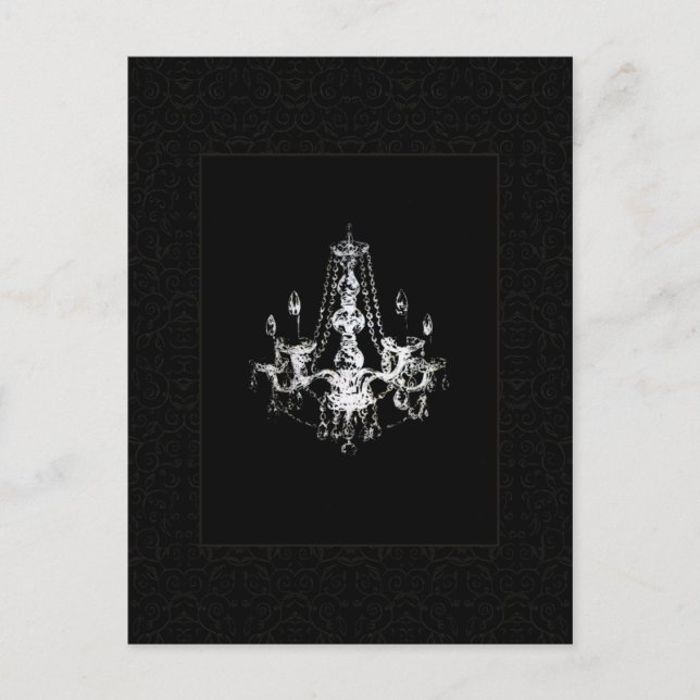Chandelier Elegance - Postcard (Front)