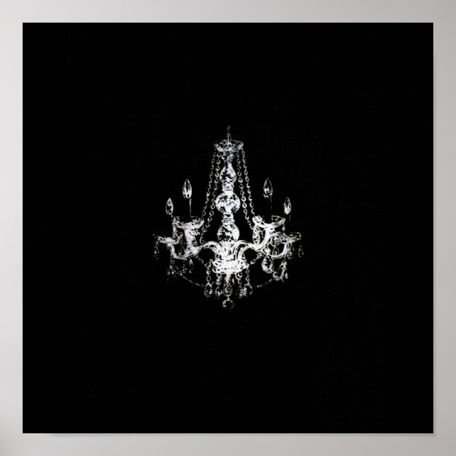 Chandelier Elegance - Poster (Canvas Option) (Front)