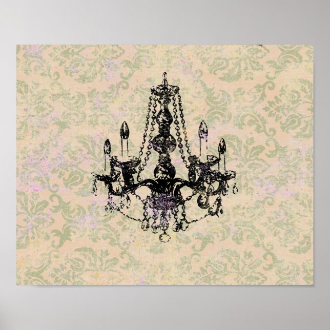 Chandelier Elegance ~ Print / Poster (Front)