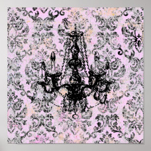 Chandelier Elegance ~ Print / Poster
