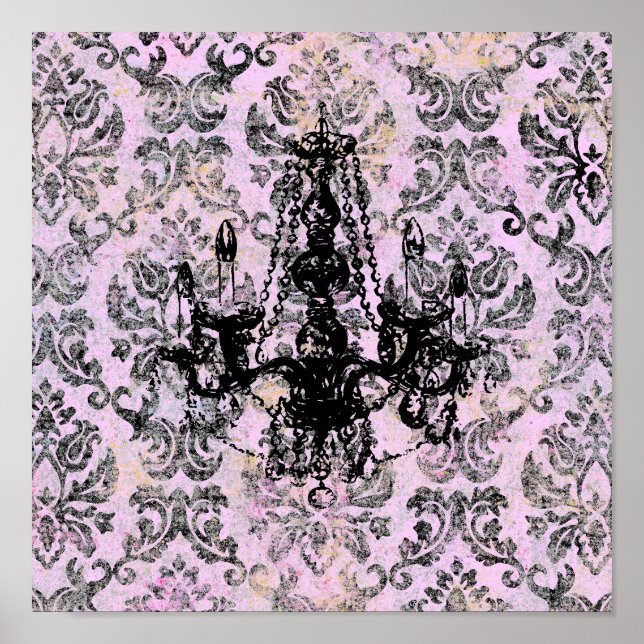 Chandelier Elegance ~ Print / Poster (Front)