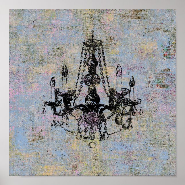 Chandelier Elegance ~ Print / Poster (Front)