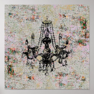 Chandelier Elegance ~ Print / Poster