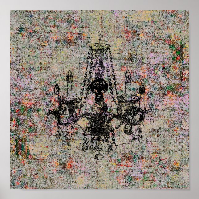 Chandelier Elegance ~ Print / Poster (Front)