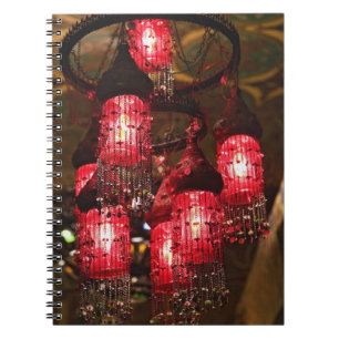 Chandelier for sale, Khan el Khalili Bazaar, Notebook
