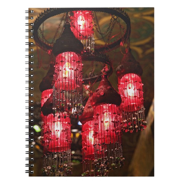 Chandelier for sale, Khan el Khalili Bazaar, Notebook (Front)