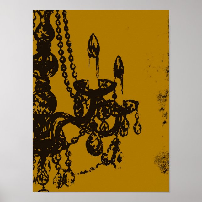 Chandelier Glamour ~ Print / Poster (Front)