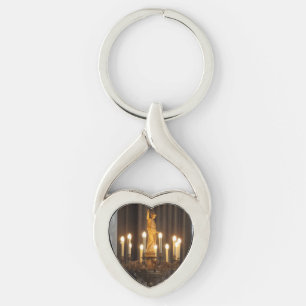Chandelier Heart Keychain
