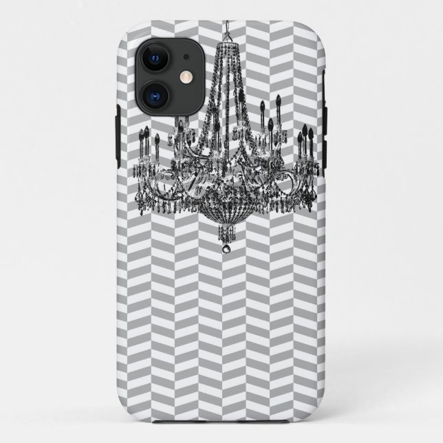 Chandelier Herringbone Case-Mate iPhone Case (Back)