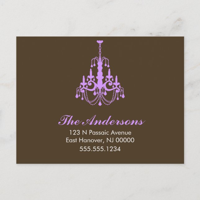 Chandelier Moving Announcements (Front)