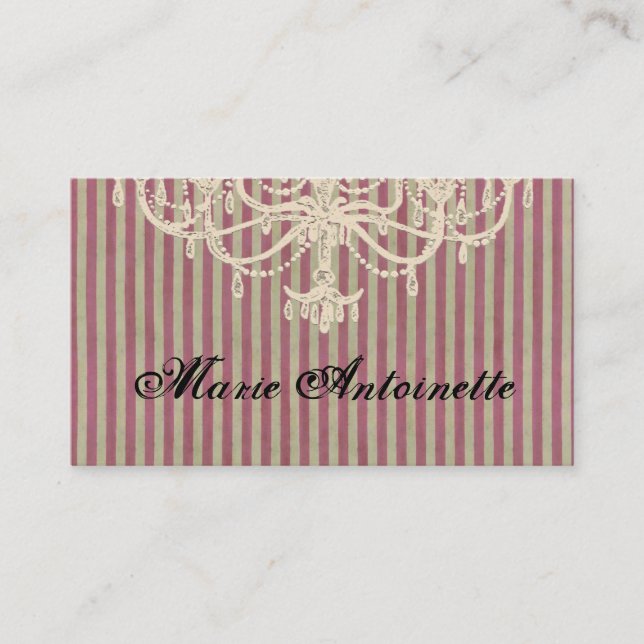 Chandelier Pleasure - Business Card (Front)
