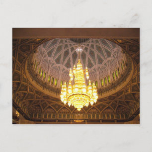 chandelier postcard