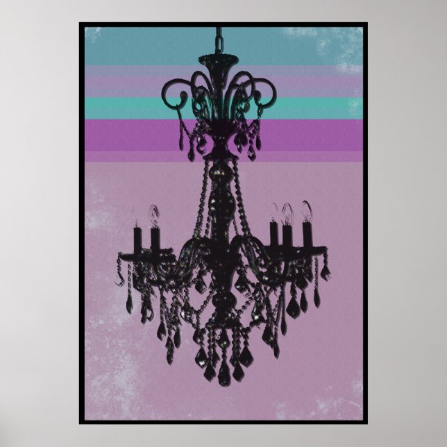 Chandelier - Purple Grunge Poster (Front)
