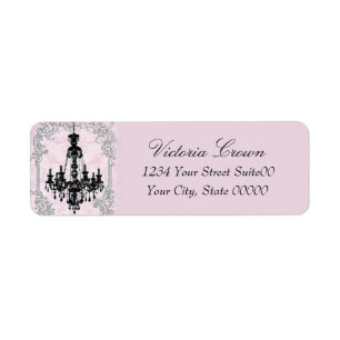 Chandelier Return Address Avery Label