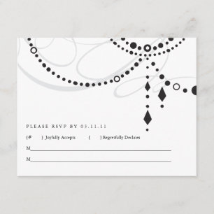 Chandelier RSVP Card