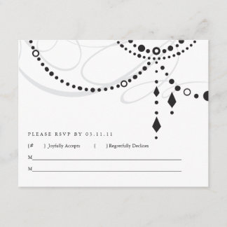 Chandelier RSVP Card