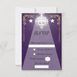 Chandelier RSVP Card