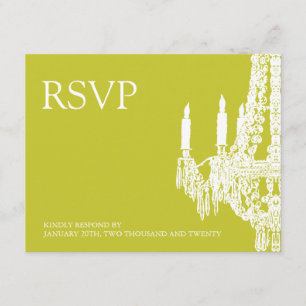 Chandelier RSVP Cards