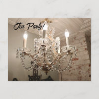 Chandelier Tea Party!