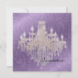 Chandelier,  wedding Invitations