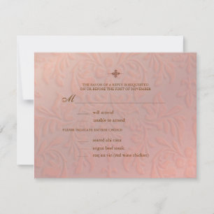 Chandelier ~ Wedding Reply ~ LARGE RSVP cards