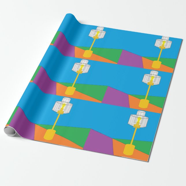 Chandelier Wrapping Paper (Unrolled)