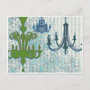 Chandeliers Postcard