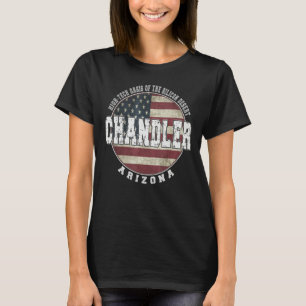 Chandler Arizona Vintage American flag T-Shirt