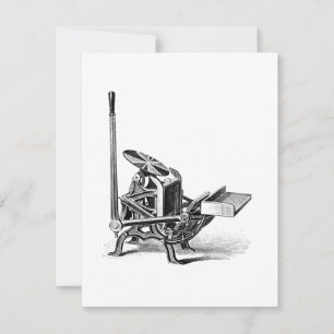Chandler & Price Pilot letterpress greeting card