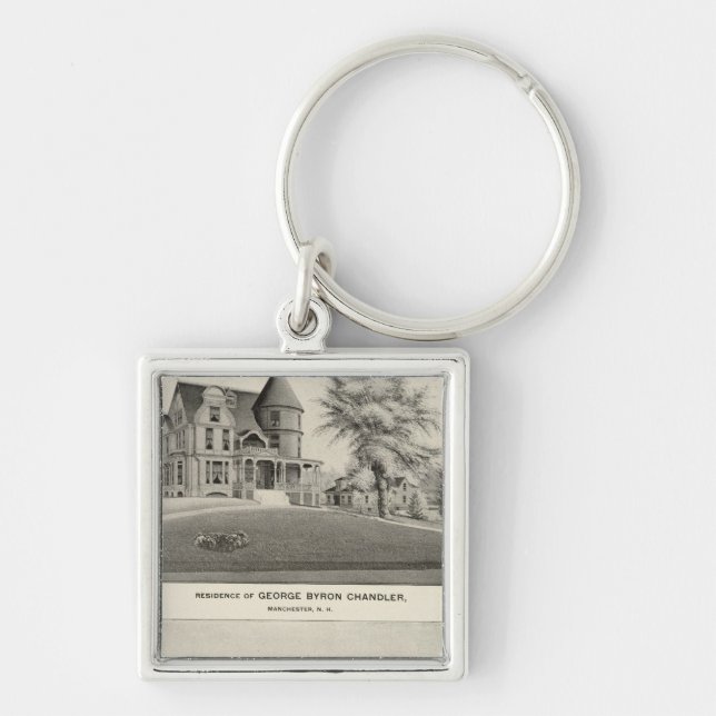 Chandler residence, Manchester, NH Key Ring (Front)