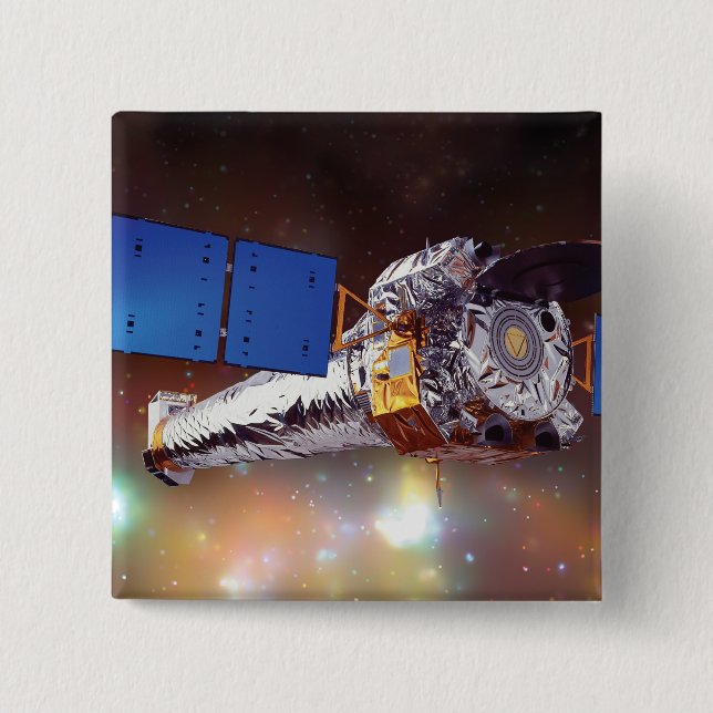 Chandra X-ray Observatory 15 Cm Square Badge (Front)