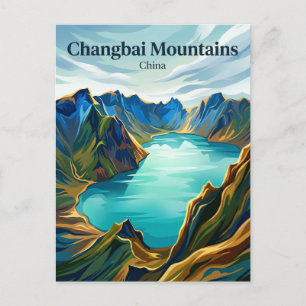 Changbai Mountains China Postcard