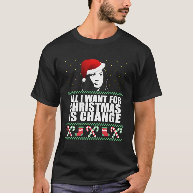 Change Alexandria Ocasiocortez Aoc Ugly Sweater Fo (Front)