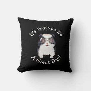 Change ALL TEXT - Guinea Pig Going to Be Great Day Cushion