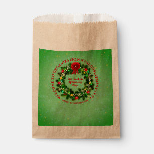 Change ALL Text Organisation Christmas Party Favour Bag