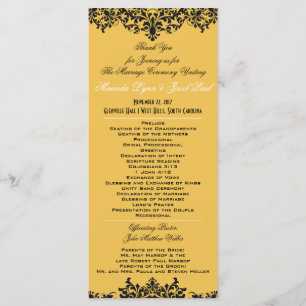 Change Background Colour Wedding Program