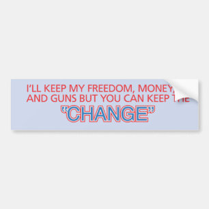 Change Bumper Sticker