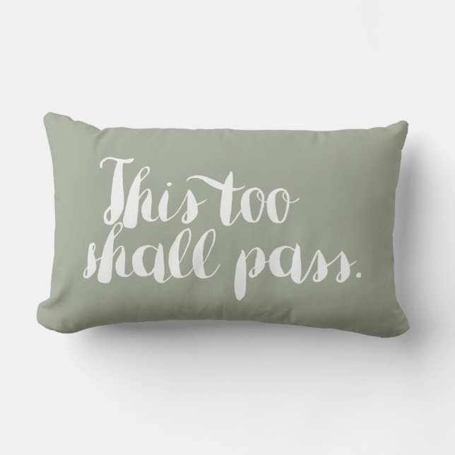 Change Endures - Motivational Pillow (Front)