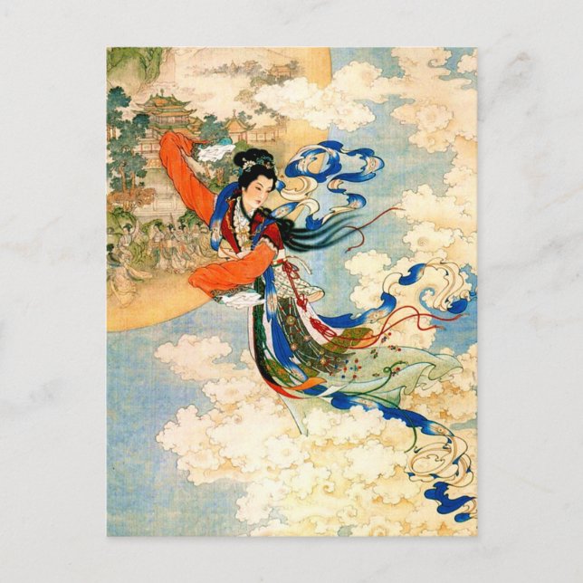 Chang'e Flying to the Moon Postcard (Front)