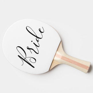 Change Font - Custom Bride  Ping Pong Paddle